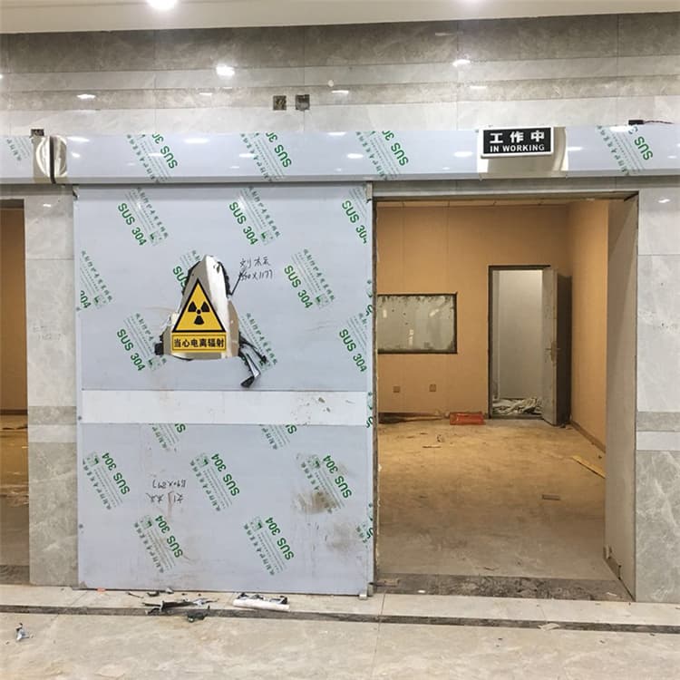 陵水双扇电动防护铅门